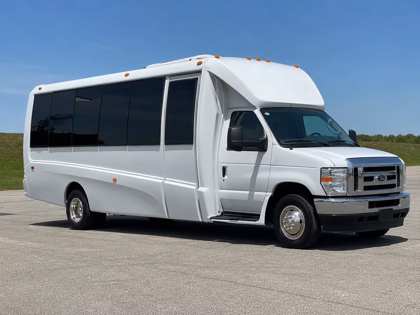 Orange Party Bus Rental