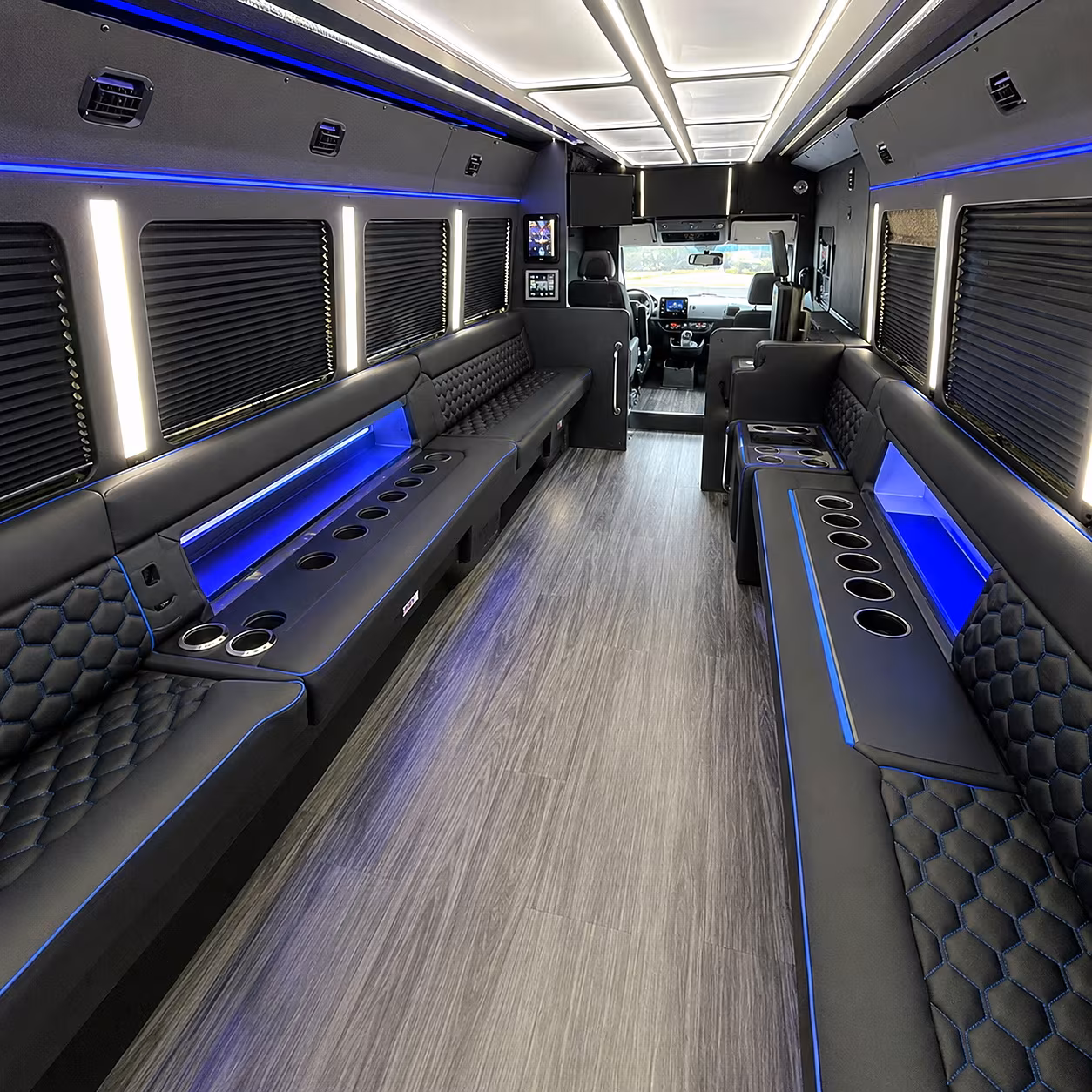 Santa Ana Concert & Music Festival Transportation onboard seating