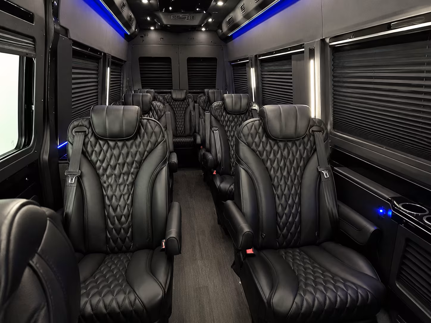 Santa Ana Corporate Transportation party bus exterior