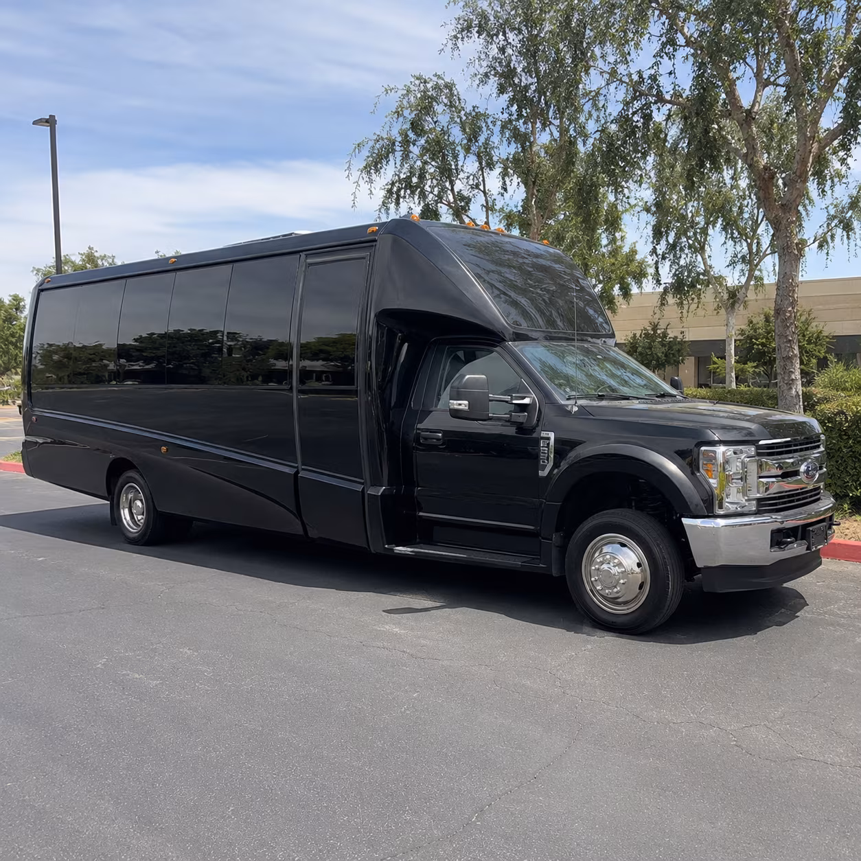 Santa Ana Prom & Homecoming Transportation party bus exterior
