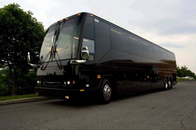 Santa Ana 50 Passenger Charter Bus