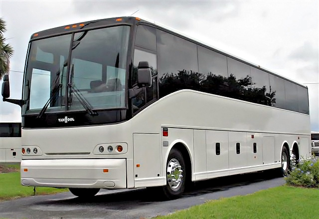 Santa Ana 56 Passenger Charter Bus